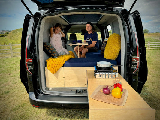 Sunbox campervan unit in a VW Caddy